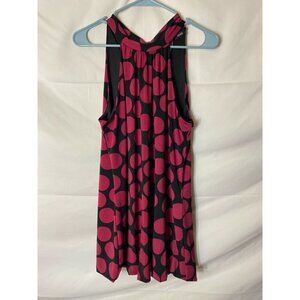VANITY WOMENS SEXY SHORT SIZE MEDIUM DRESS TIE NECK SLEEVELESS ALINE